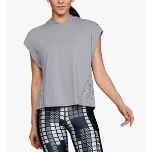 NWT Under Armour Women's Essentials Burnout Hoodie  SMALL